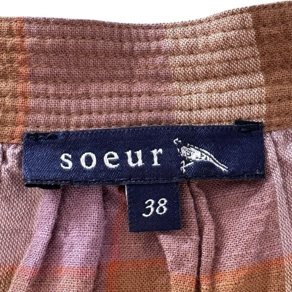 SOEUR Urbaine Raglan Sleeve Top Size 38 - Picture 6 of 7